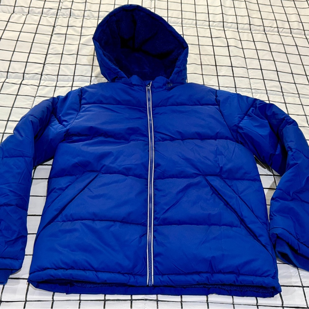 Kids Blue Puffer Jacket